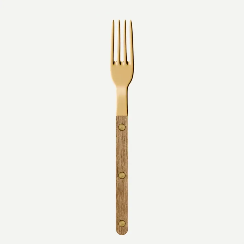 Bistrot Gold Teak Teak Small Fork 6"1/2