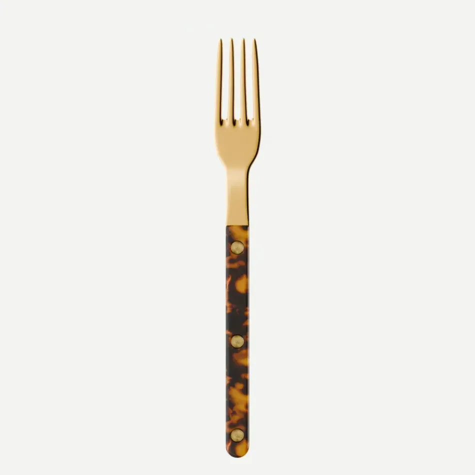 Bistrot Gold Tortoise Faux Tortoise Small Fork 6"1/2