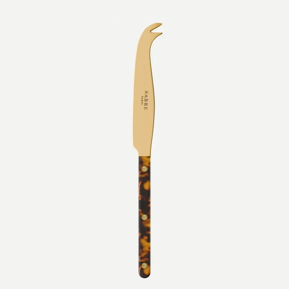 Bistrot Gold Tortoise Faux Tortoise Cheese Knife Large 9"1/2