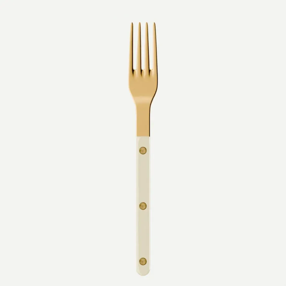 Bistrot Gold Solid Ivory Dinner Fork 8"1/2