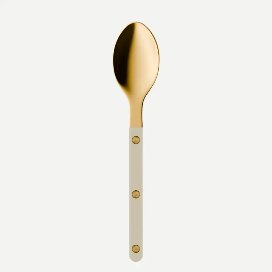Bistrot Gold Solid Light Kaki Teaspoon 6"