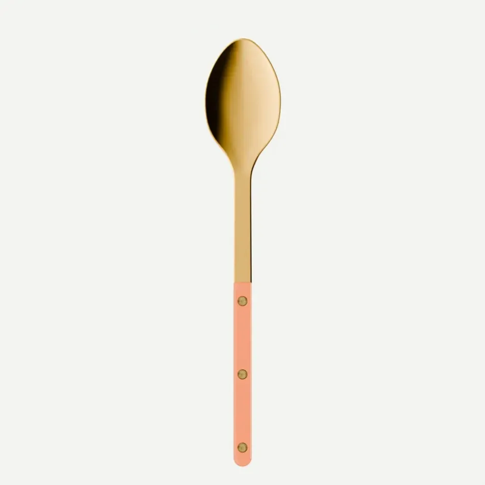 Bistrot Gold Solid Nude Pink Serving Spoon 10"1/4