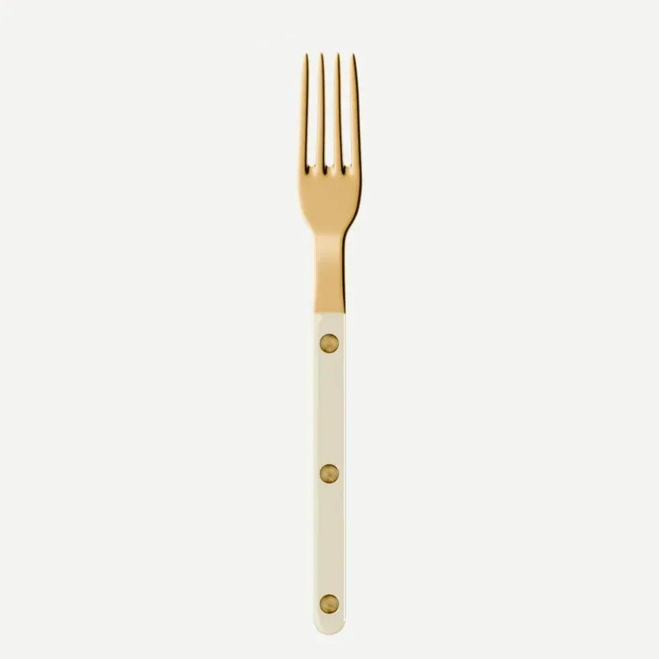 Bistrot Gold Solid Ivory Small Fork 6"1/2
