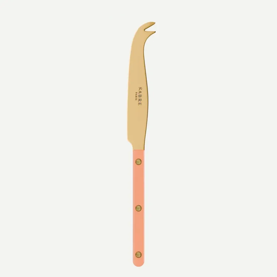 Bistrot Gold Solid Nude Pink Cheese Knife Large 9"1/2