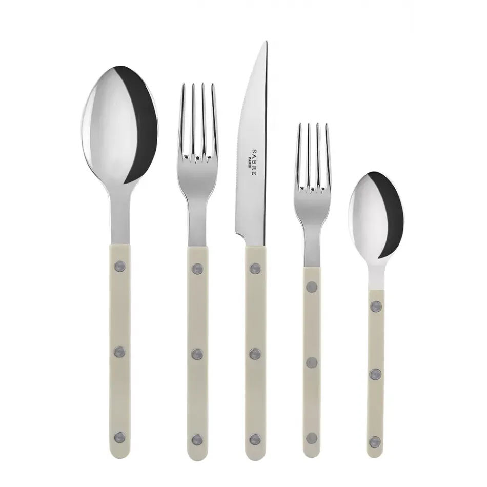 Bistrot Shiny Light Khaki Flatware