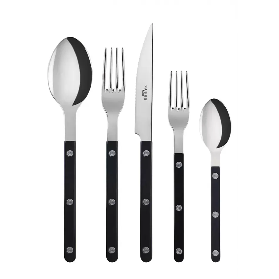 Bistrot Shiny Black Flatware