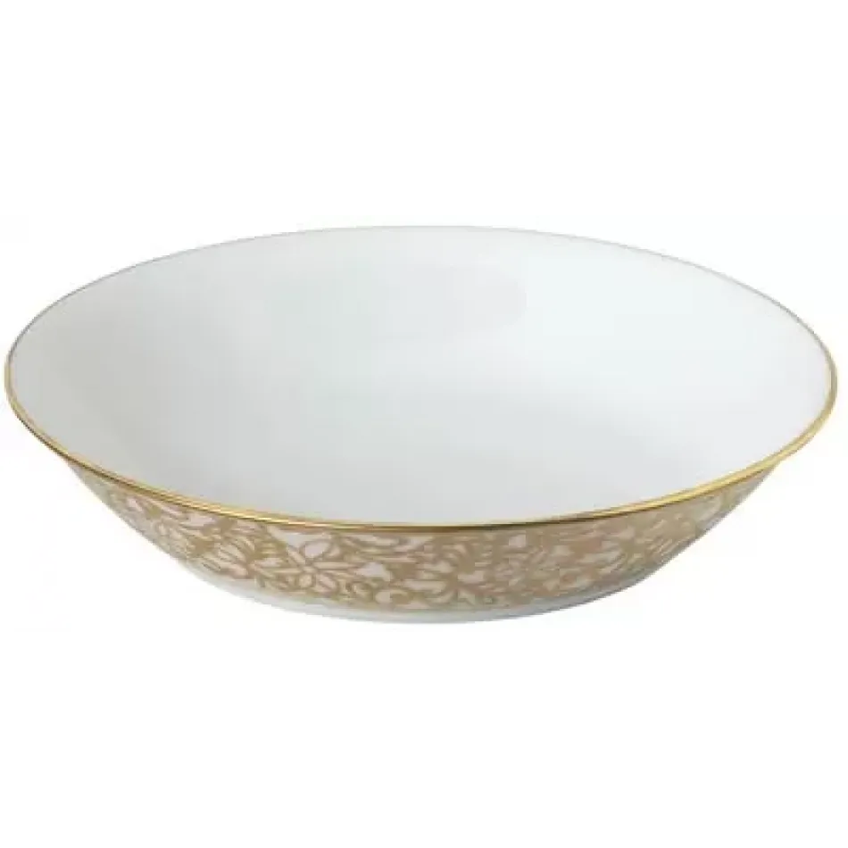 Salamanque Or/Gold White Coupe Soup Bowl Diam 7.5 in