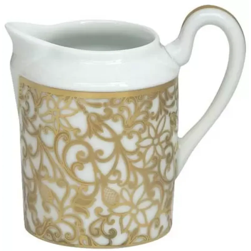 Salamanque Or/Gold White Creamer 3.7 X 3.7 X 3.5 in