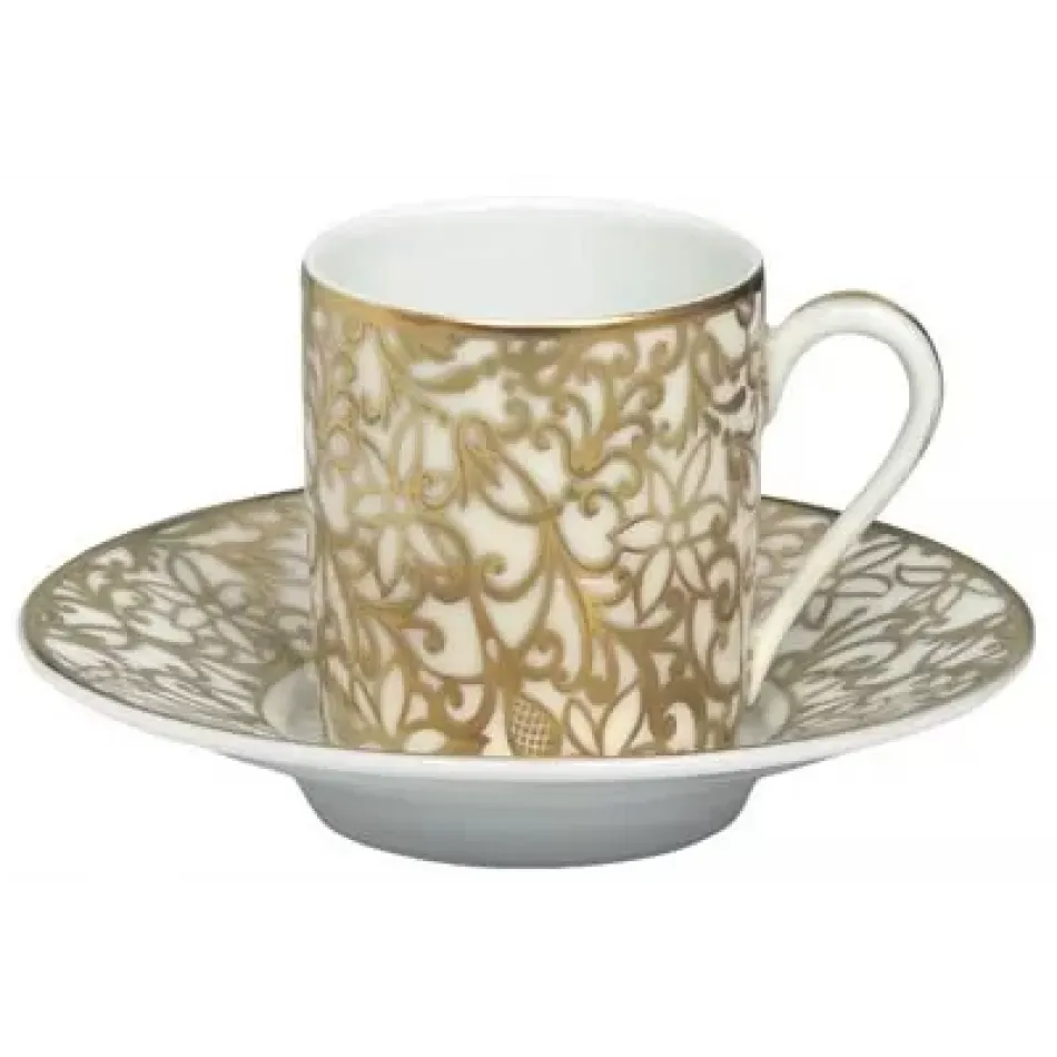 Salamanque Or/Gold White Mocha Cup Diam 2.0 in