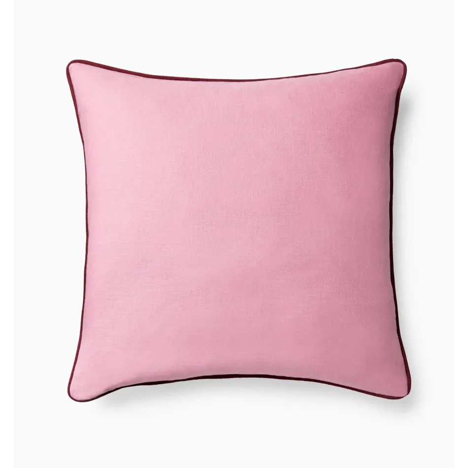 Manarola Decorative Pillow 20 x 20 Pink/Merlot