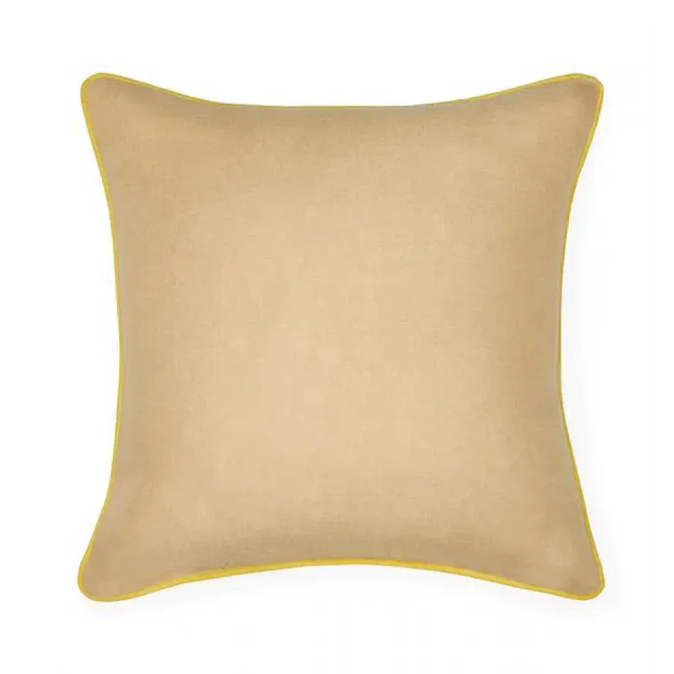 Manarola Decorative Pillow 20 x 20 Sand/Lemon
