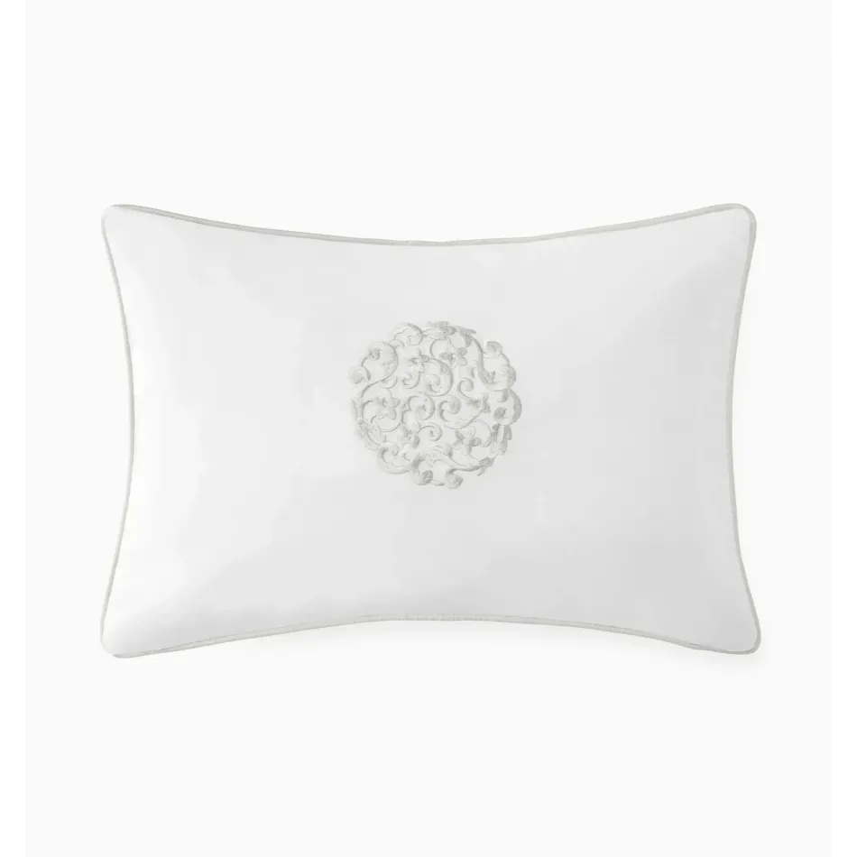 Storia Decorative Pillow 12 x 18 White/Lunar