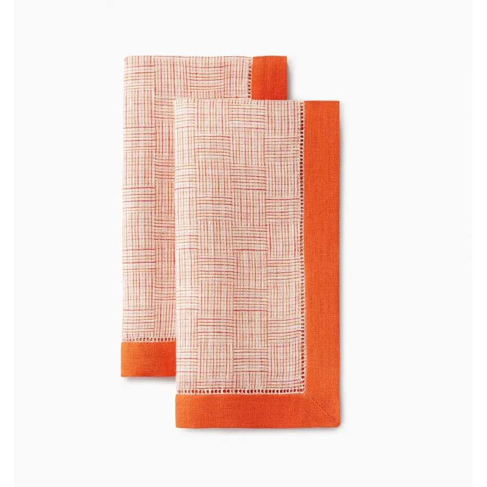 Mikelina Set of 4 Dinner Napkin 20 x 20 Tangerine