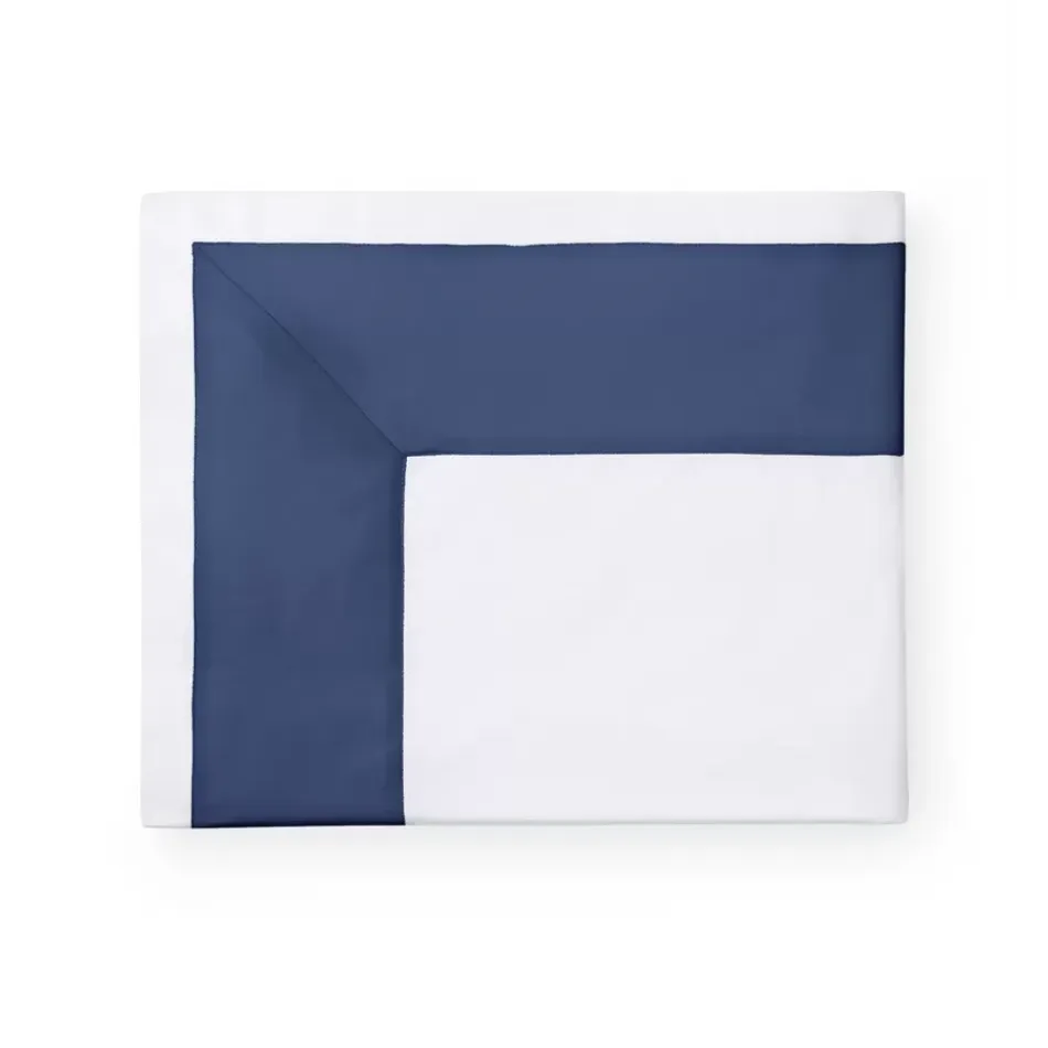 Casida Twin Flat Sheet 74 x 114 White/Delft