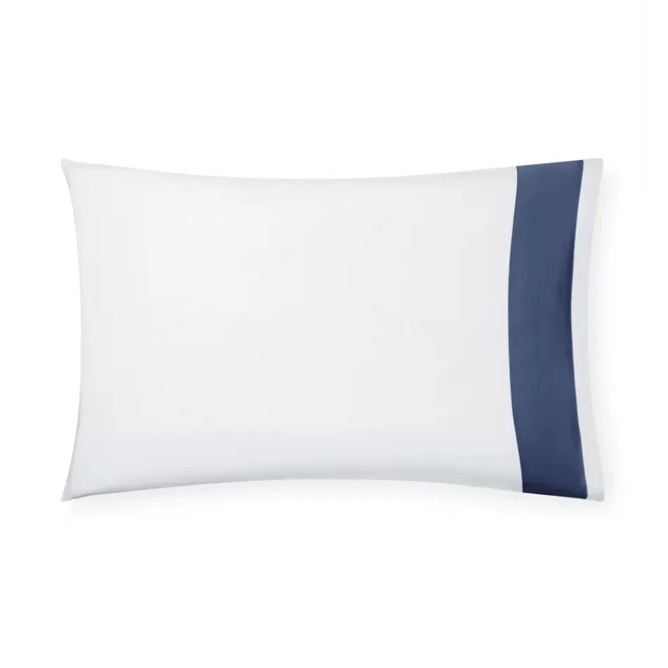 Casida Standard Pillowcase 22 x 33 White/Delft