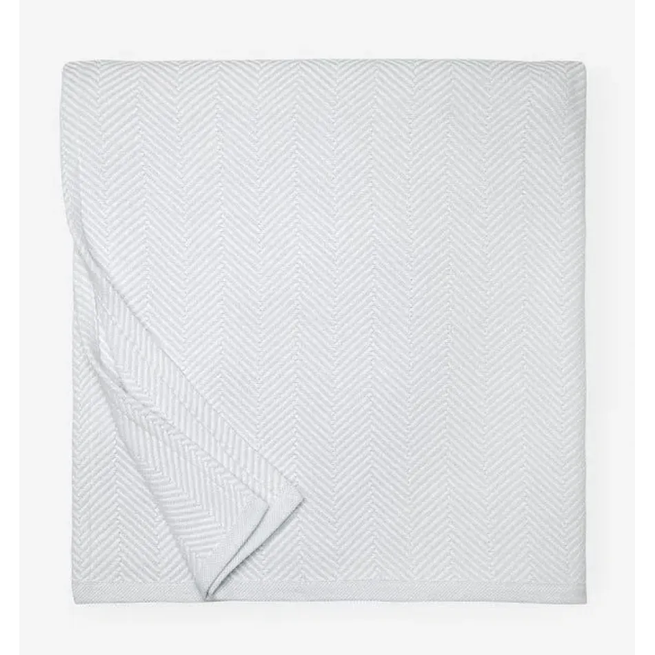 Camilo Full/Queen Blanket 100 x 100 White/Tin