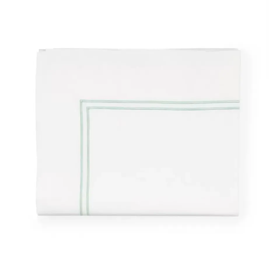 Grande Hotel Twin Flat Sheet 74 x 114 White/Mist