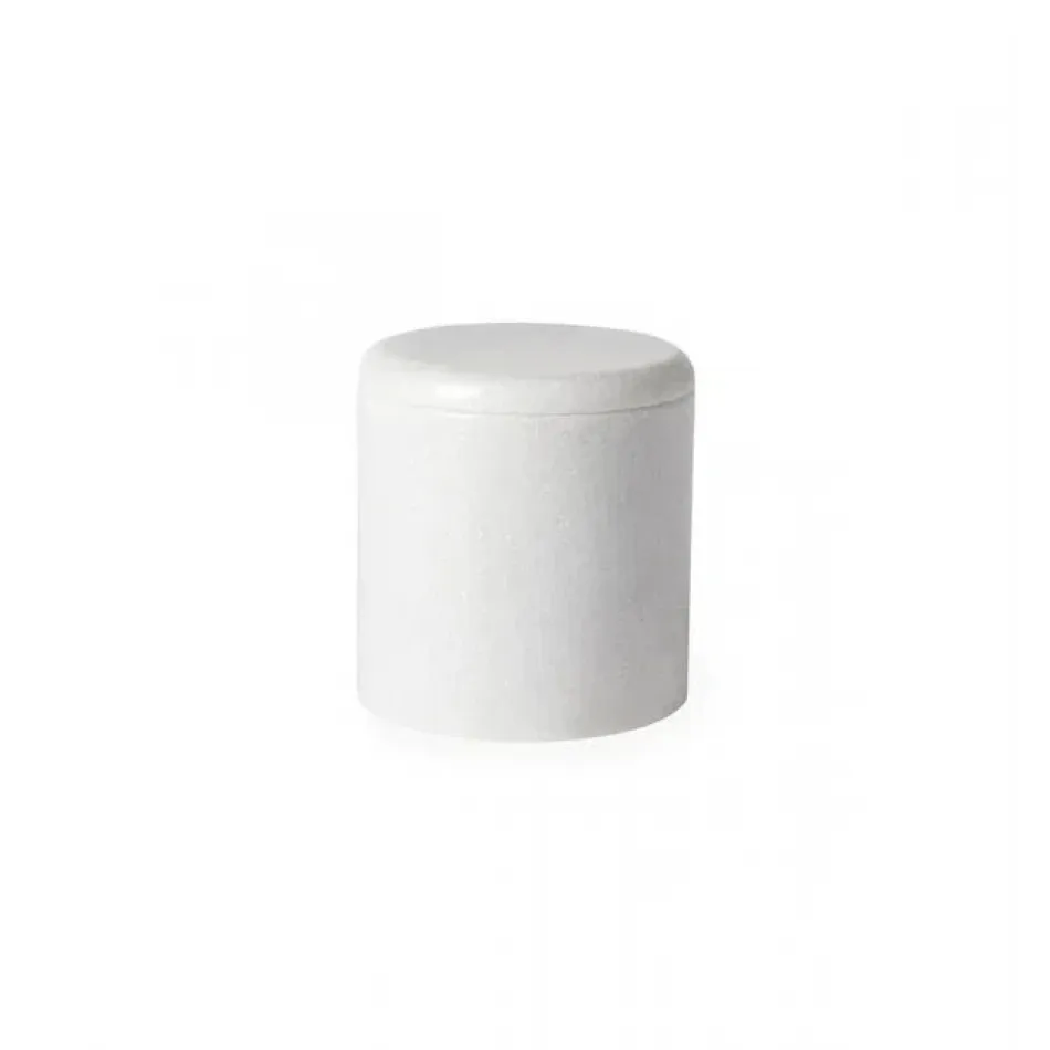 Velina Marble Storage Jar 3.75 x 4 Dove