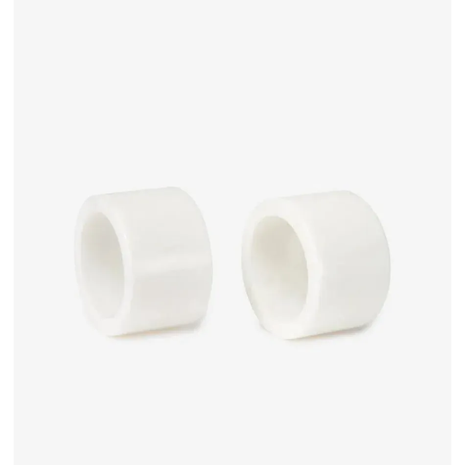 Anelli Set of 2 Napkin Ring Boxed White