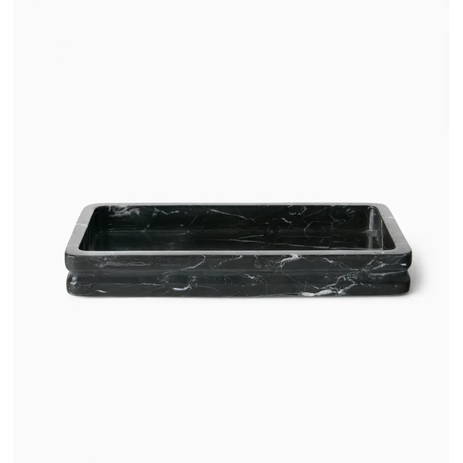 Marquina Black Storage Tray 12" x 6" x 1.50"
