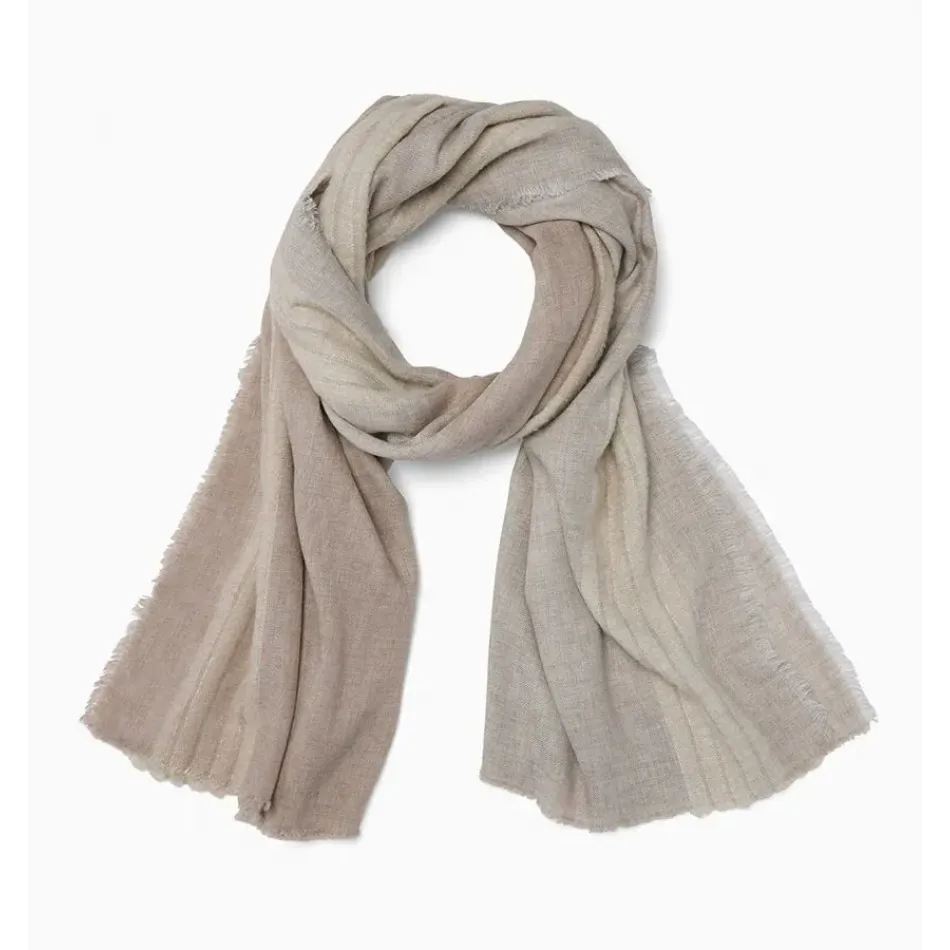 Corvara Scarf 28 x 82" Tan