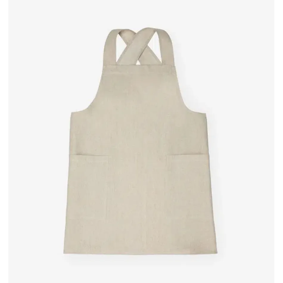 Cuoco Apron With Cross Belts - One Size Natural