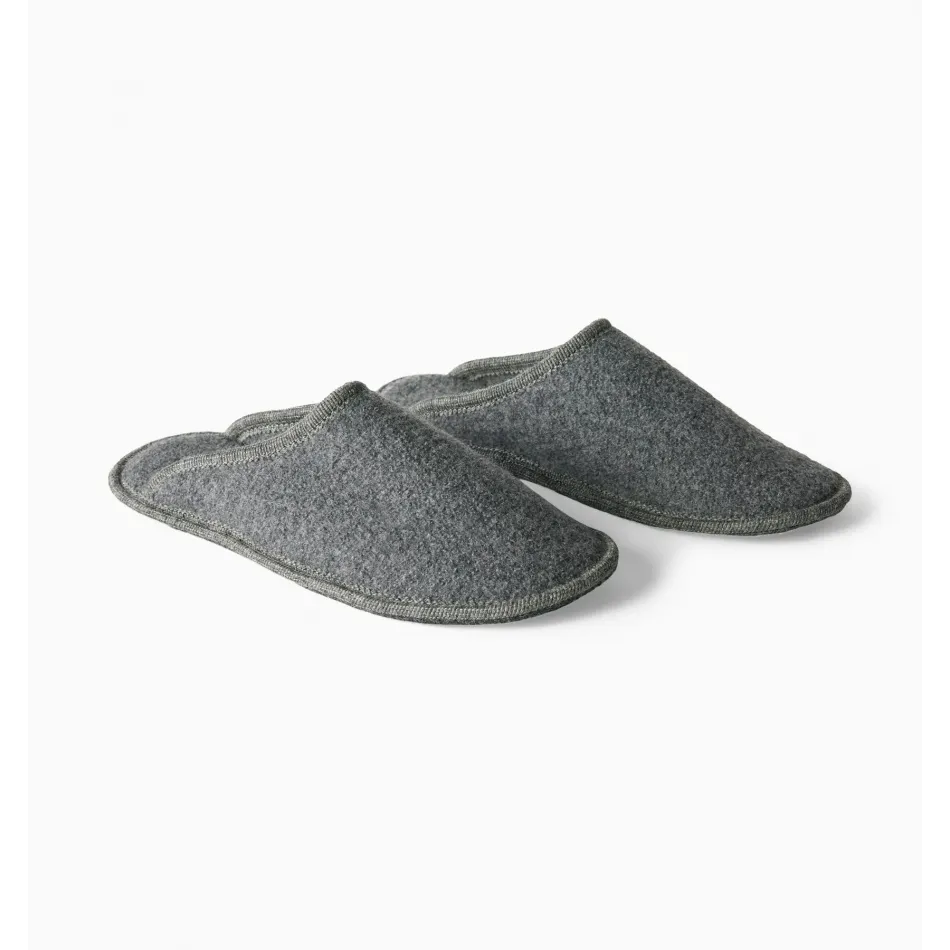 Arlo Grey Men Slip On Slippers - Size 44