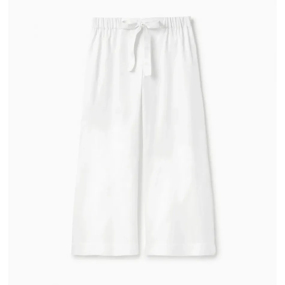 Caricia White Drawstring Pant Large