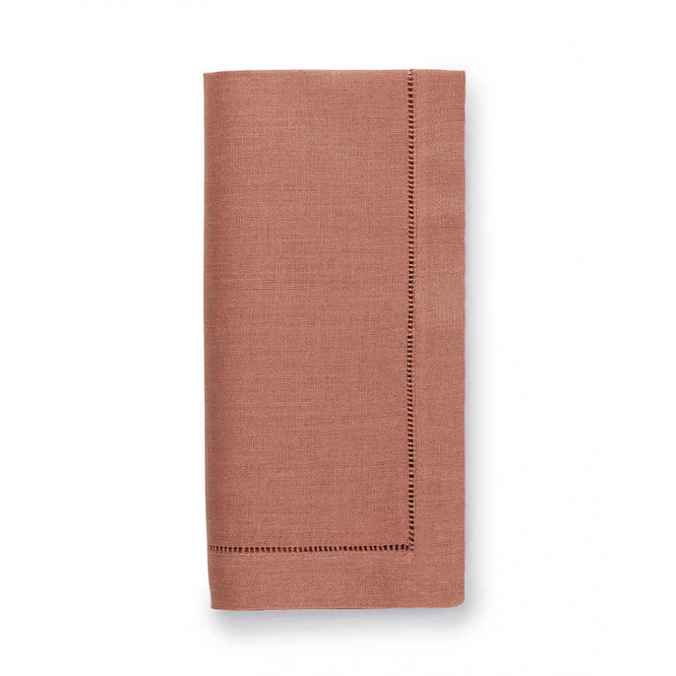 Festival Set Of Four Cocktail Napkins 6 x 9 Salmon