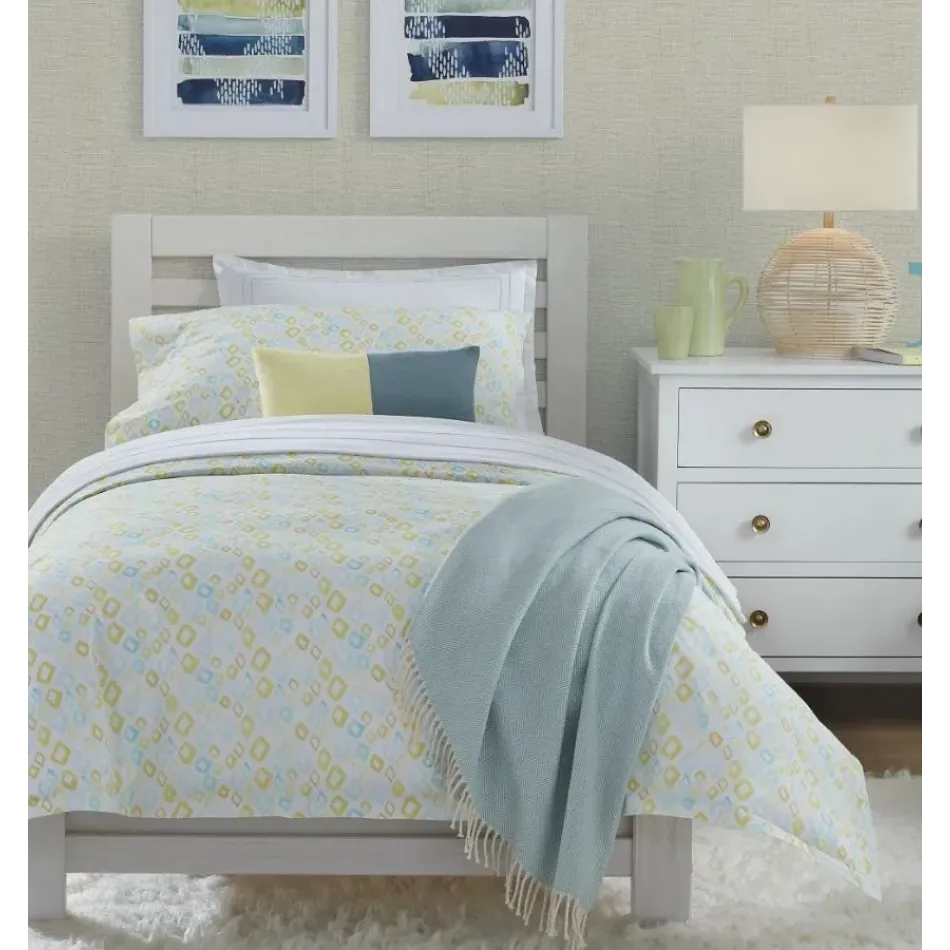 Geometrico Aqua Twin Quilt 75 x 95