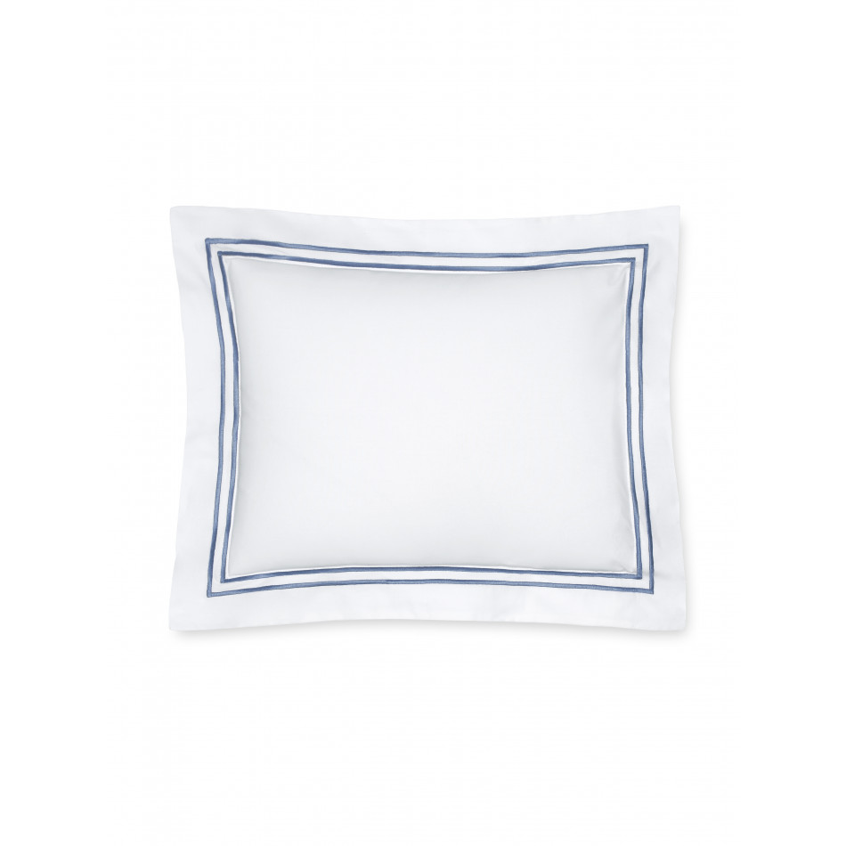 Grande Hotel Boudoir Sham 12 x 16 White/Cadet