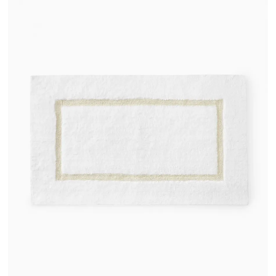 Lindo White/Bisque Bath Rug