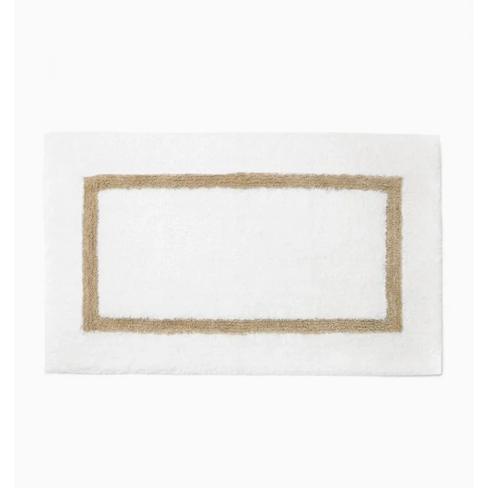 Lindo White/Sand Bath Rug