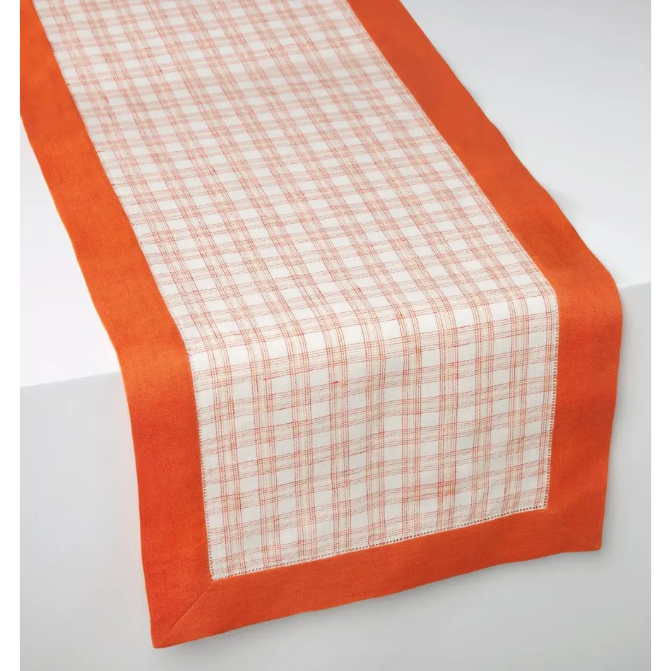 Mikela Tangerine Table Runner