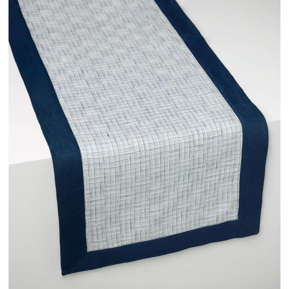 Mikelina Navy Table Runner