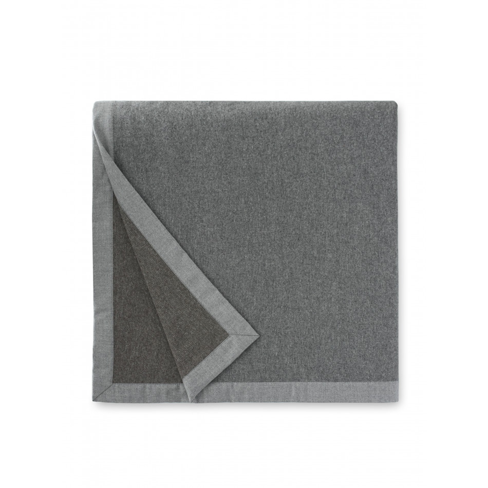 Nerino Full/Queen Blanket 100 x 94 Grey/Walnut