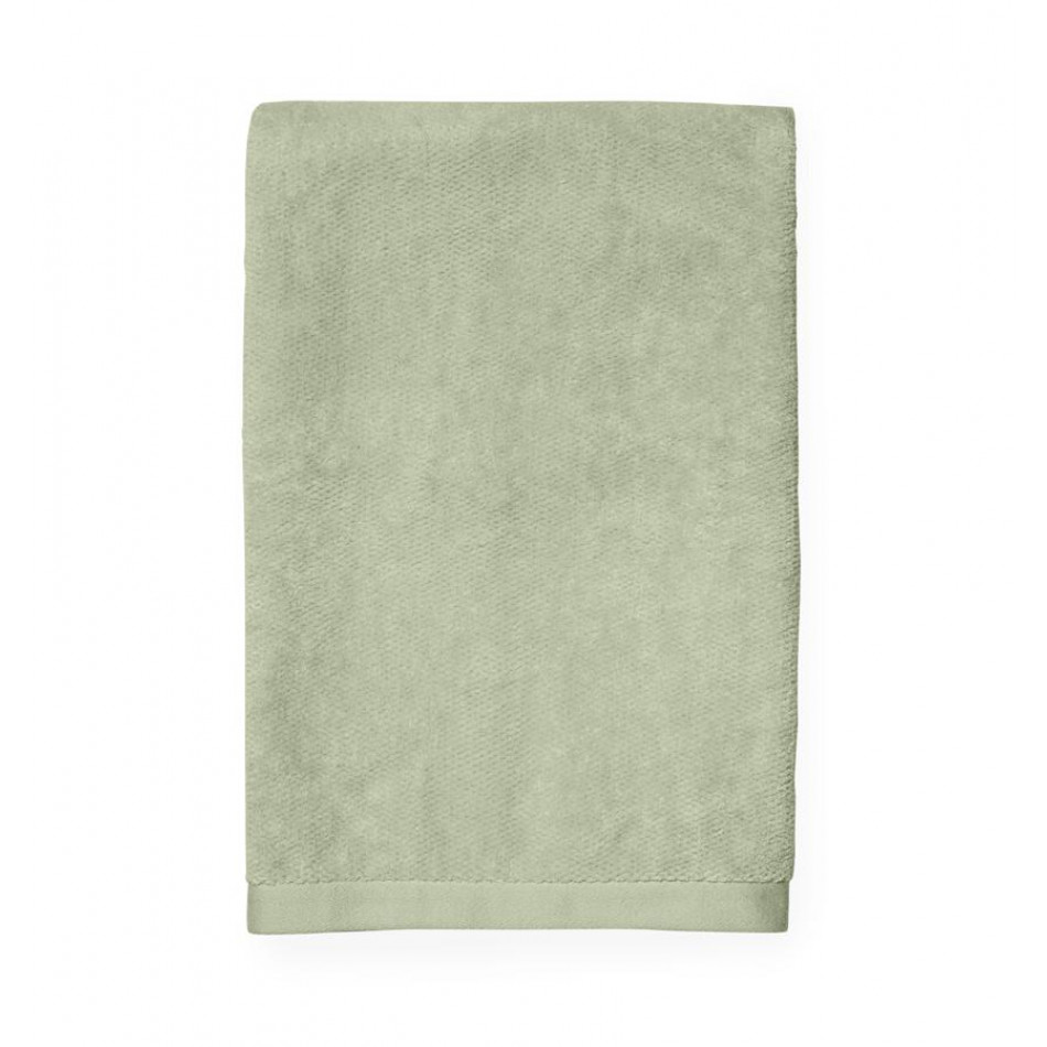 Canedo Celadon Diamond Weave Velour/Terry Bath Towels