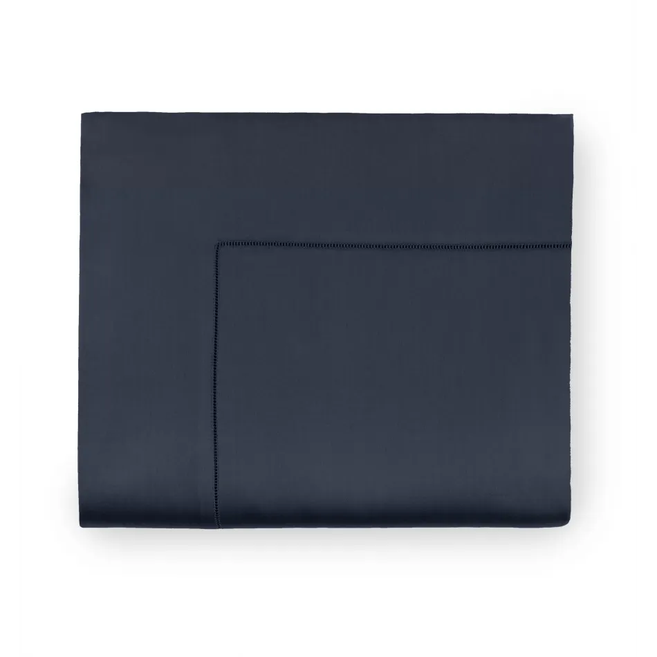 Giotto Full Queen Flat Sheet 96 x 114 Navy