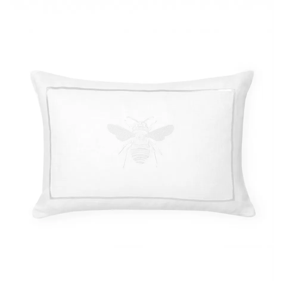 Ronzio Decorative Pillow 12 x 18 White/White