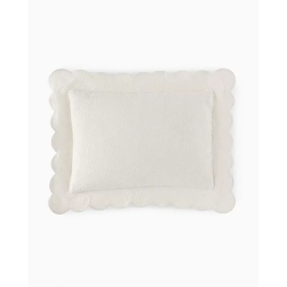 Alice Boudoir Sham 12 x 16 Ivory