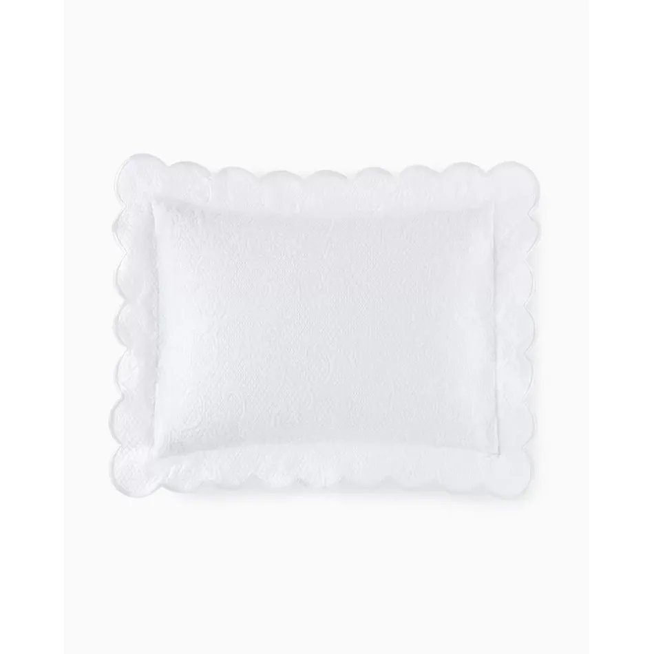 Alice Boudoir Sham 12 x 16 White