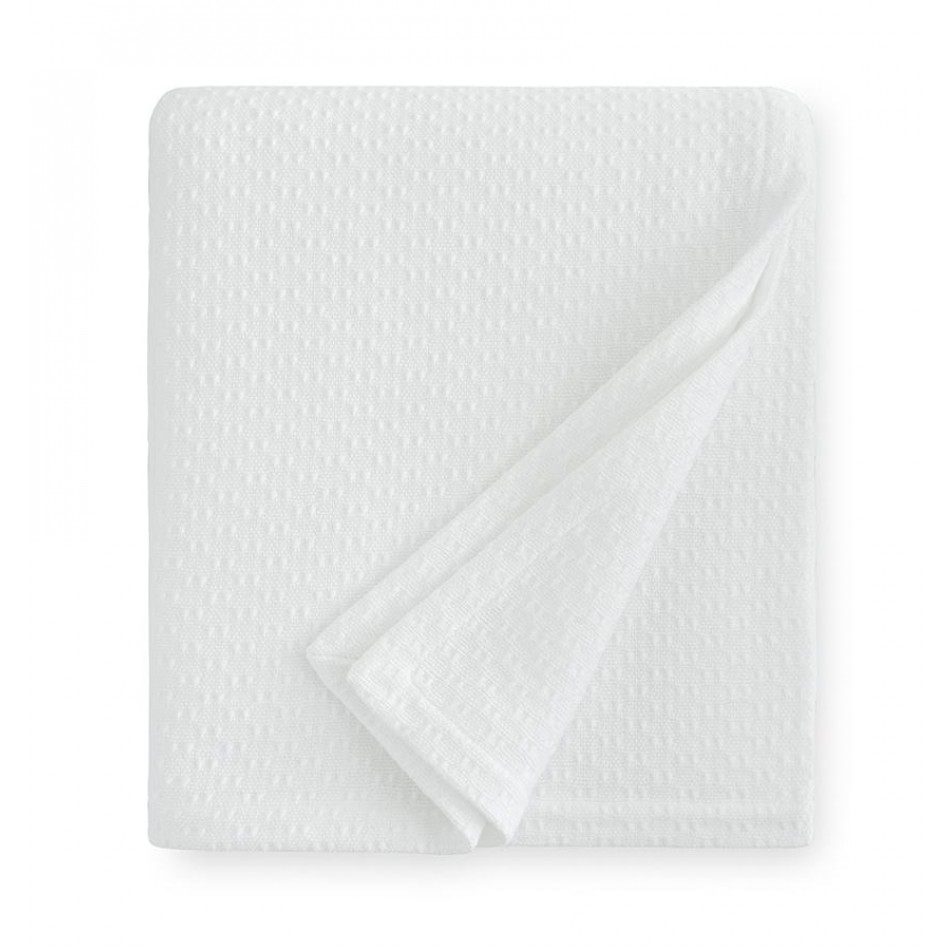 Corino White Cotton Blankets