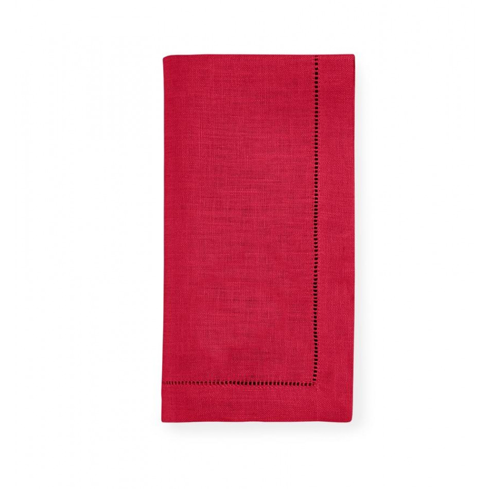 Festival Set Of Four Cocktail Napkins 6 x 9 Crimson