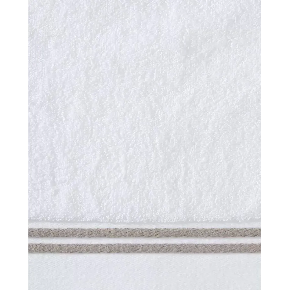Aura Bath Sheet 40 x 70 White/Stone