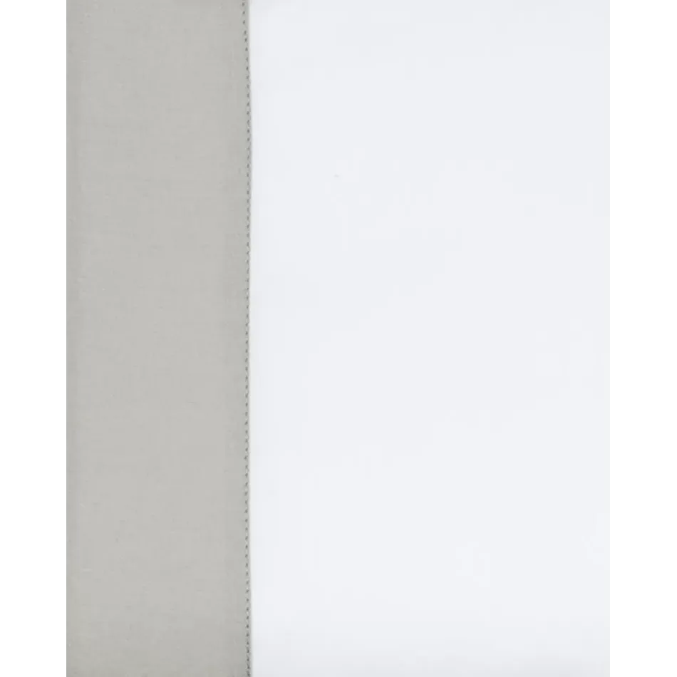 Orlo Boudoir Sham 12 x 16 White/Grey