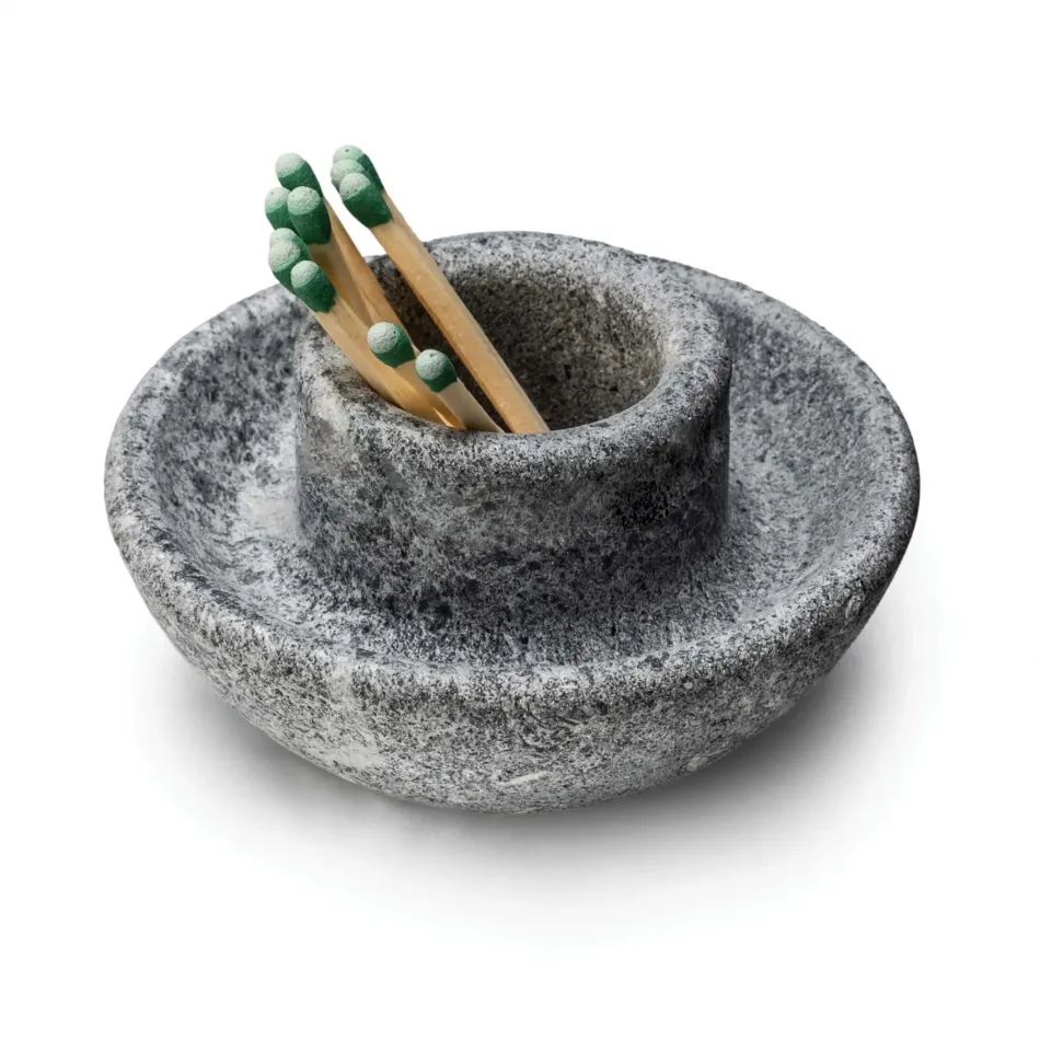 Alpine Soapstone Matchstick Holder