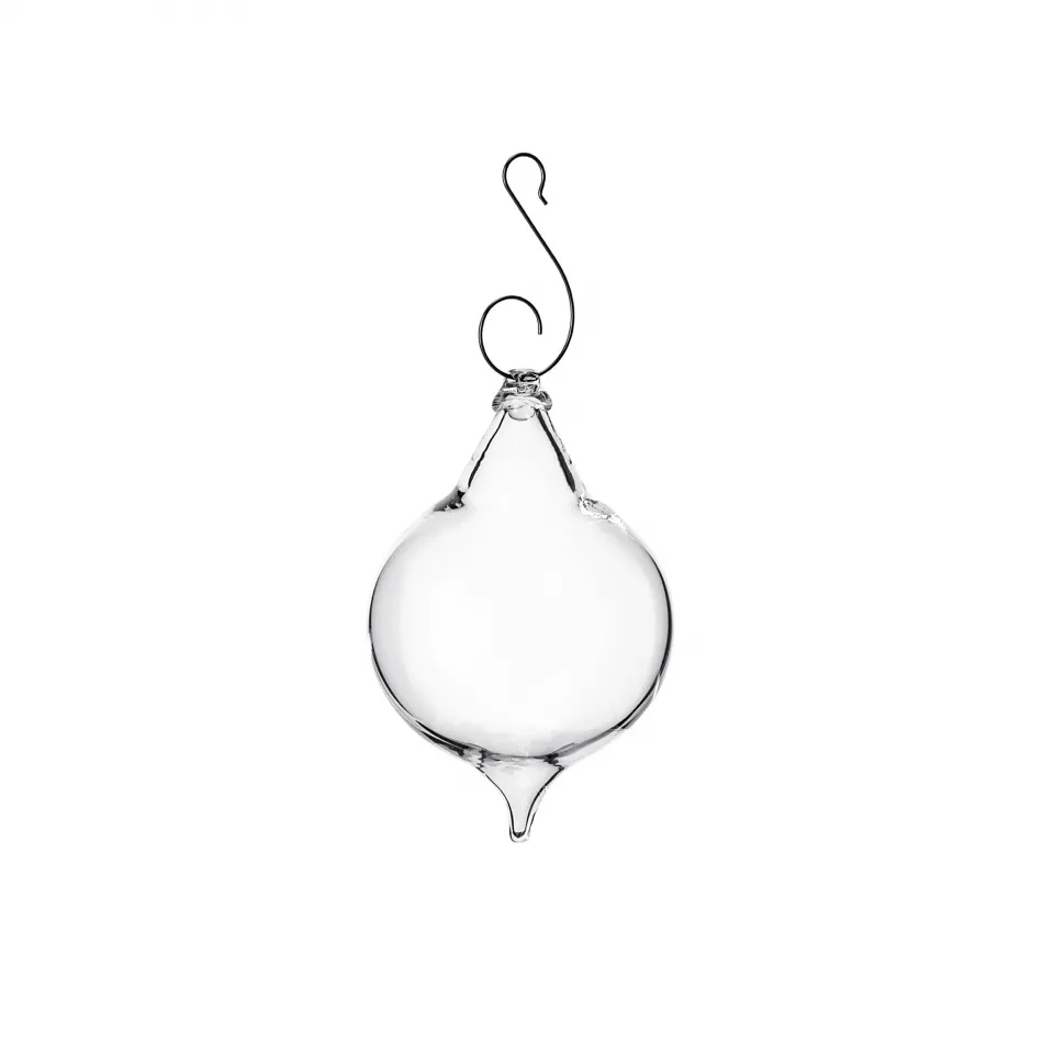 Finial Clear Ornament in Gift Box