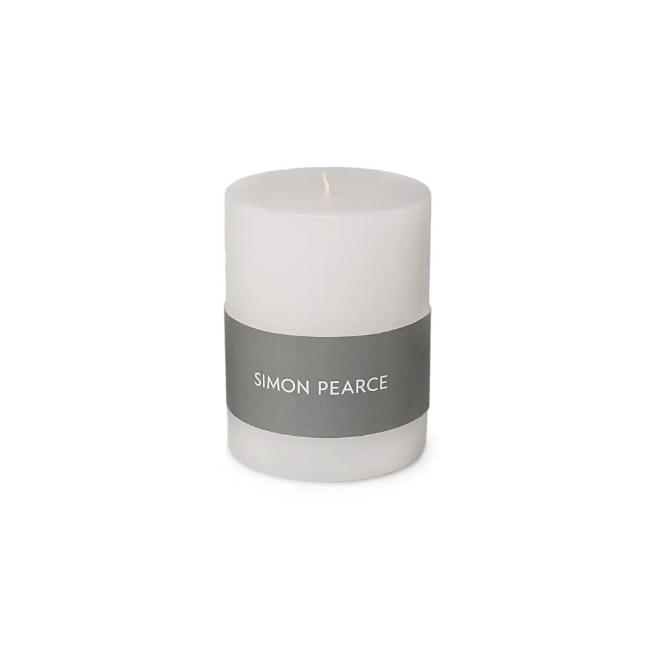 White Pillar Candle 3 x 4