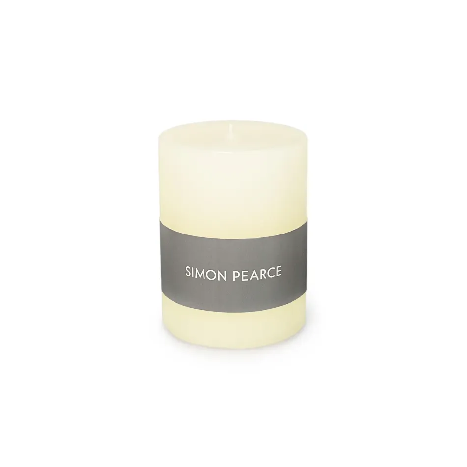 Ivory Pillar Candle 3 x 4