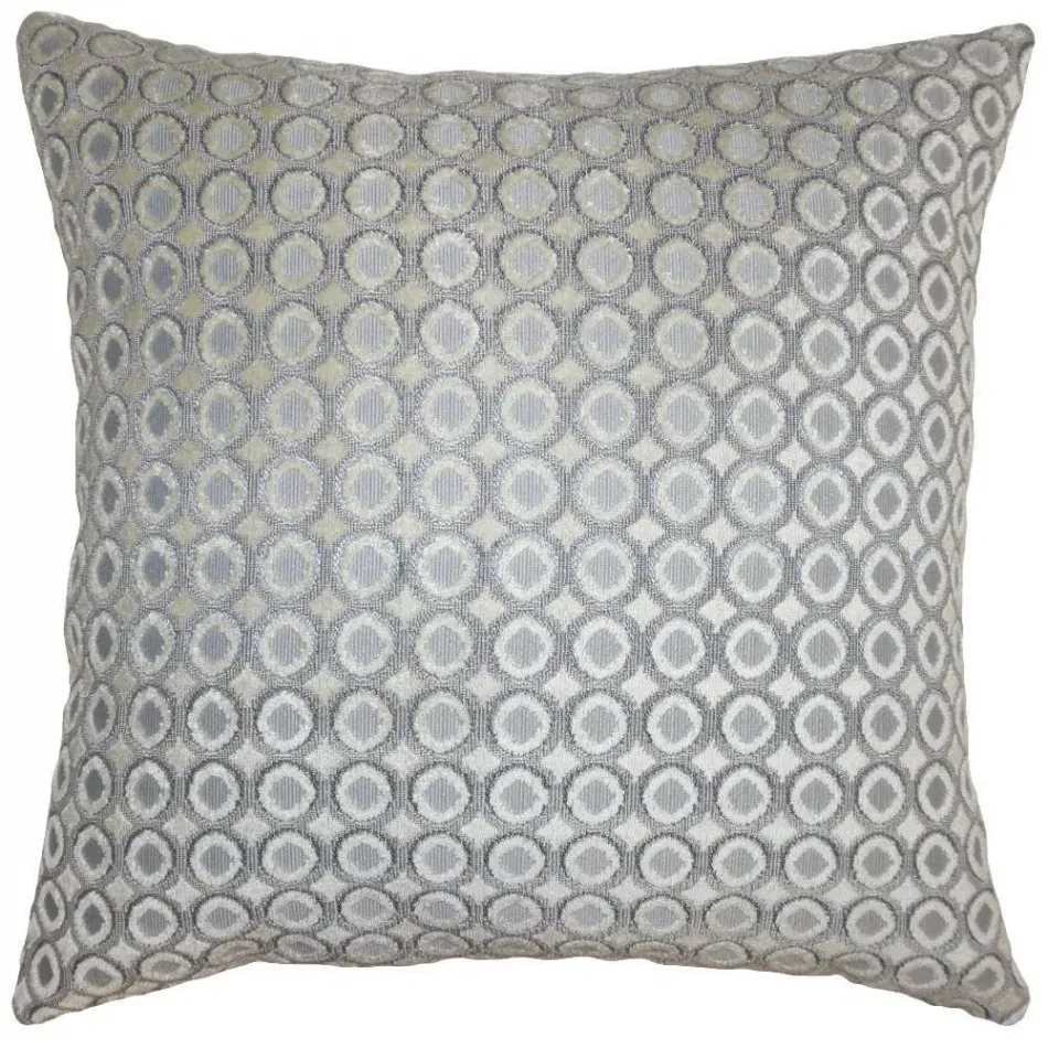 Grey Dots 24 x 24 in Pillow
